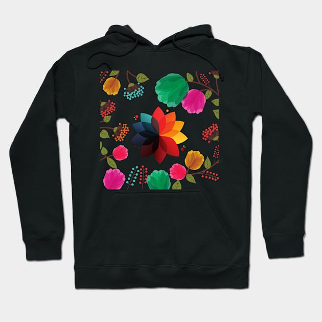 flowers blooming - garden summer Hoodie by CatheBelan